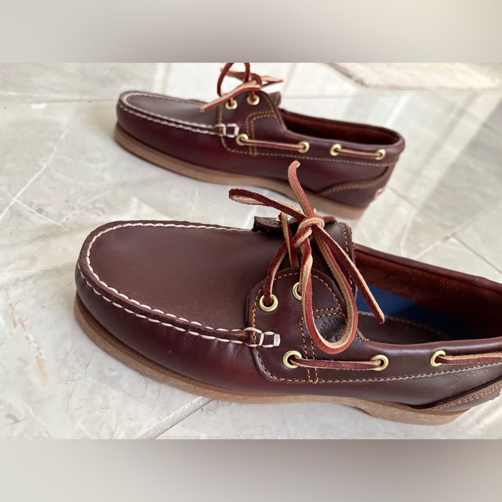 Timberland Brown Leather Loafers